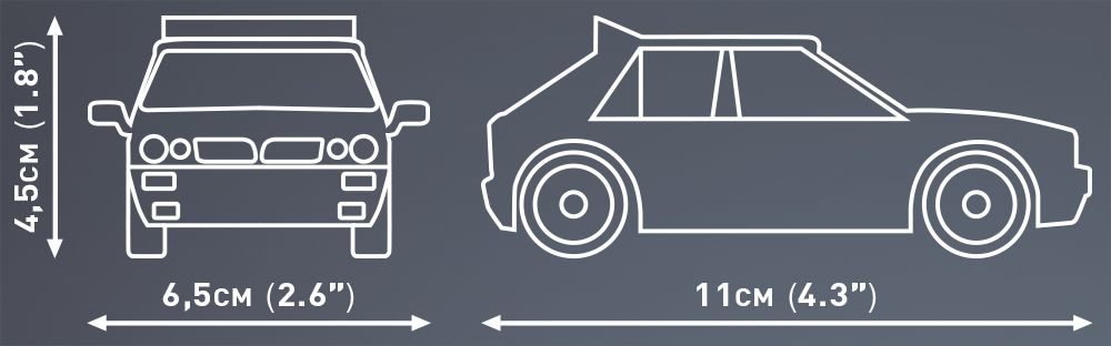 Cobi Lancia Delta HF Integrale Vehicle