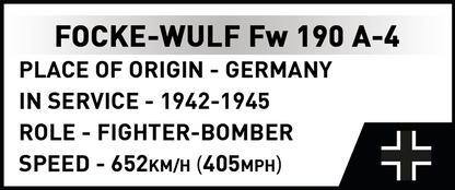 Focke-Wulf Fw 190 A-4 Fighter