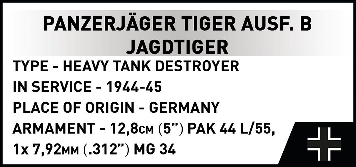 Panzerjäger Tiger Ausf. B Jagdtiger Heavy Tank Destroyer
