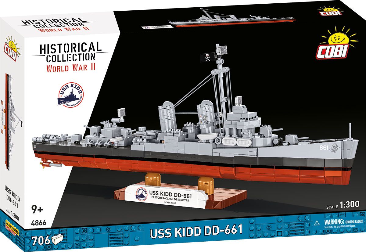 USS Kidd DD-661 Destroyer