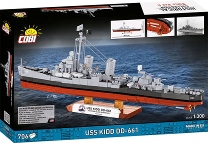 USS Kidd DD-661 Destroyer