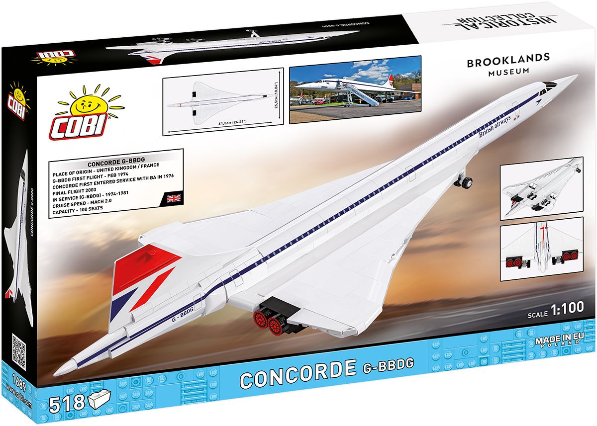 Concorde G-BBDG Passenger Jet