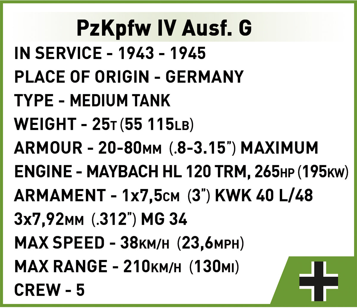 PanzerKampfWagen IV Ausf. G Tank