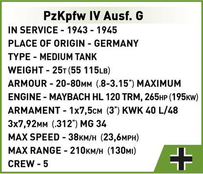 PanzerKampfWagen IV Ausf. G Tank