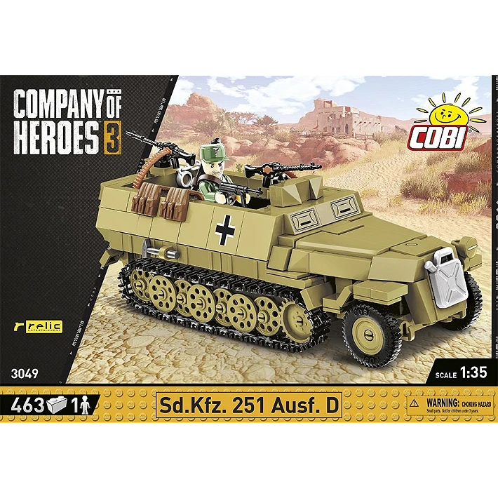 Cobi Company of Heroes 3 Sd. Kfz. 251 Ausf. D