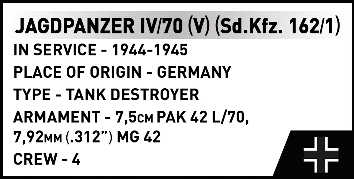 Jagdpanzer IV/70 (V) (Sd.Kfz.162/1) Tank Destroyer