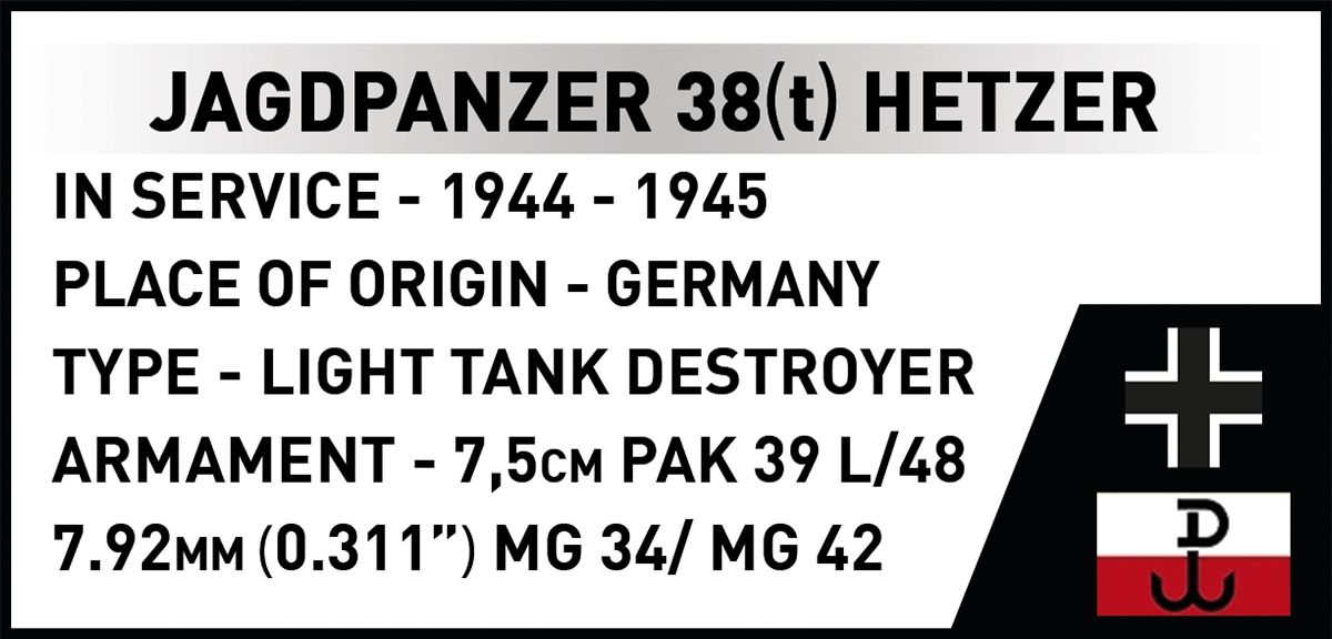 Jagdpanzer 38(T) "Chwat" (Brave) Tank Destroyer