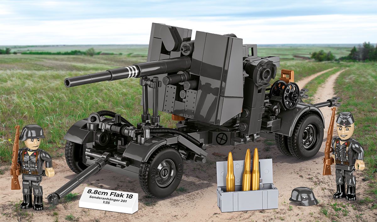 8.8 cm Flak 18 with Carriage Artillery