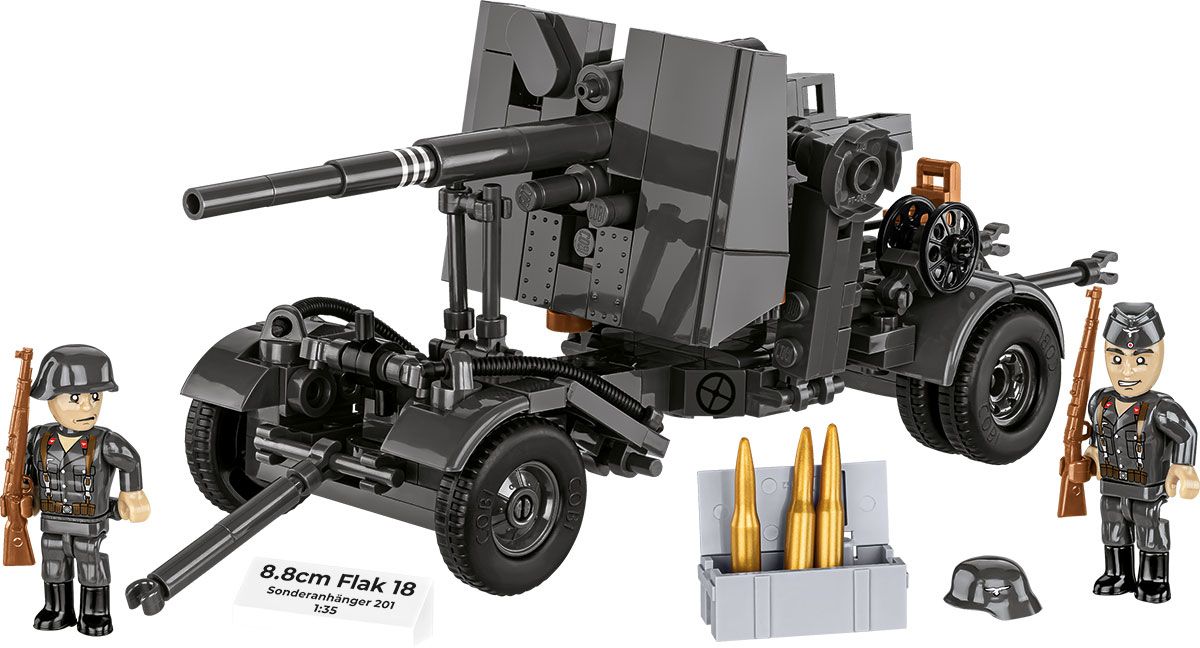 8.8 cm Flak 18 with Carriage Artillery