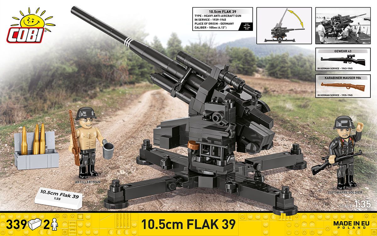 10.5 cm Flak 39 Artillery