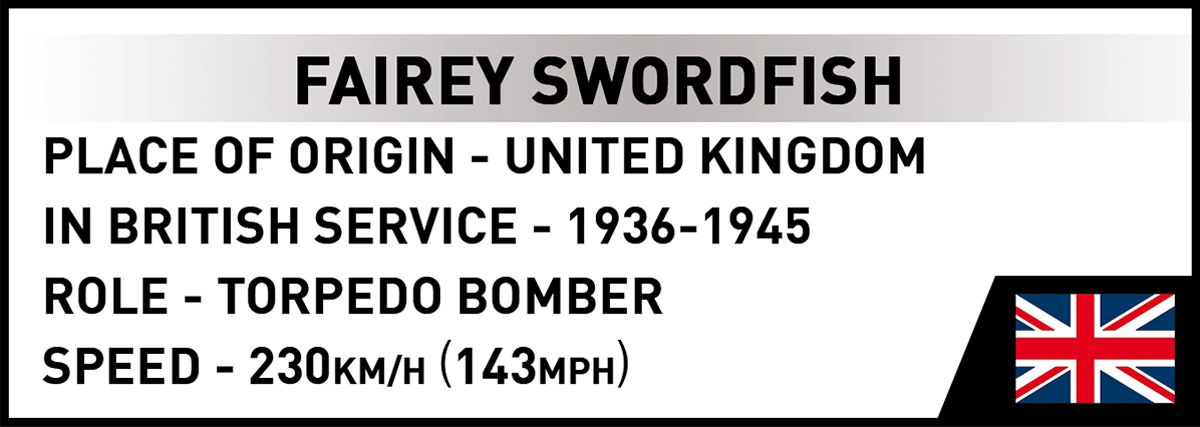 Executive Edition Fairey Swordfish Torpedo Bomber