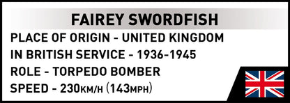 Executive Edition Fairey Swordfish Torpedo Bomber