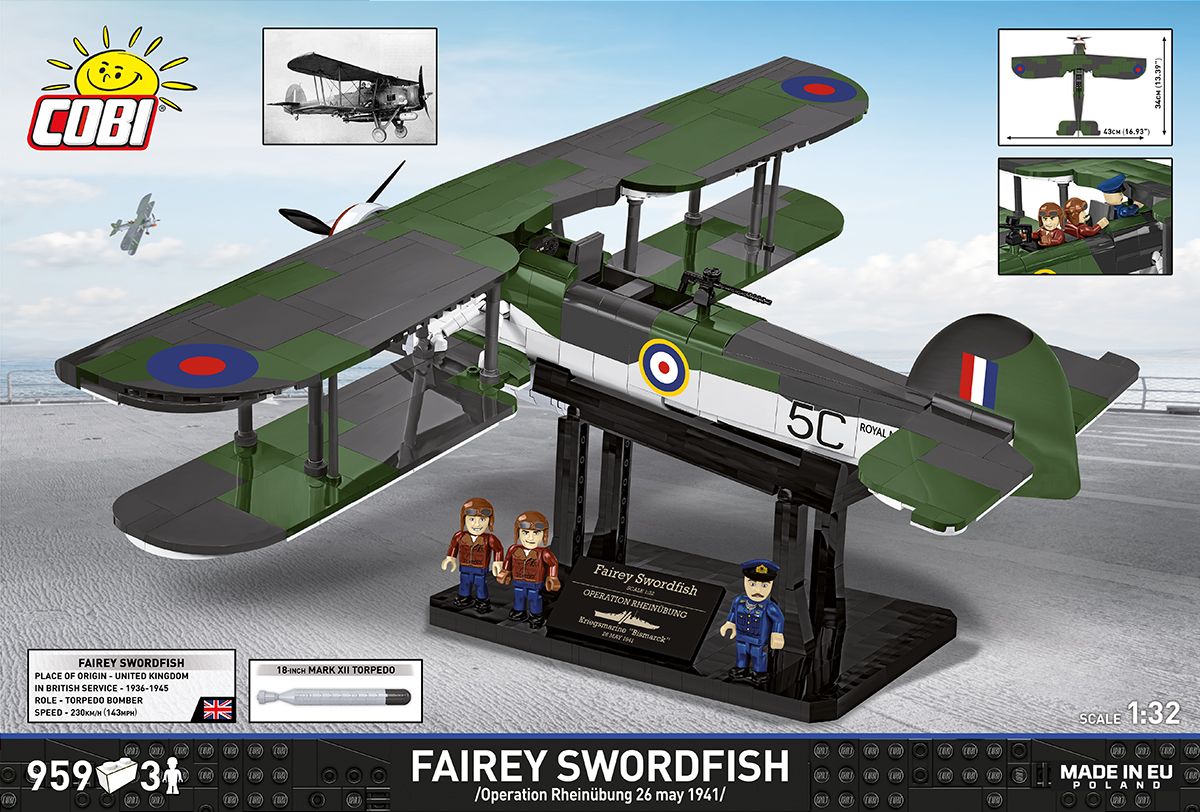 Executive Edition Fairey Swordfish Torpedo Bomber