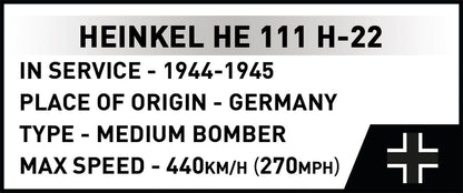 Heinkel HE 111 H-22 Medium Bomber with V1 Flying Bomb
