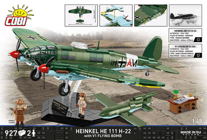 Heinkel HE 111 H-22 Medium Bomber with V1 Flying Bomb