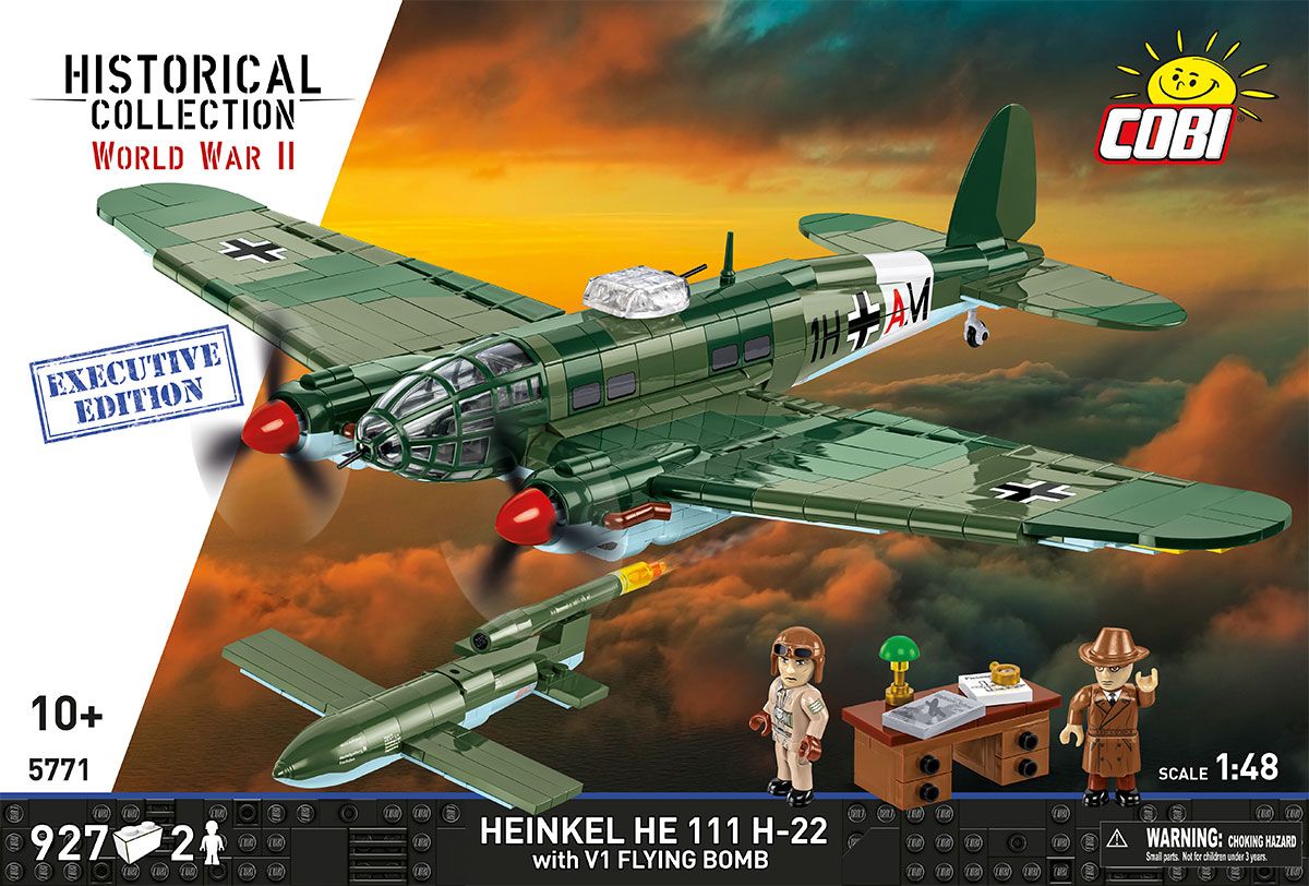 Heinkel HE 111 H-22 Medium Bomber with V1 Flying Bomb