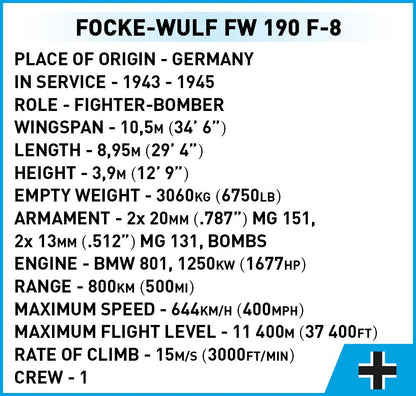 Focke-Wulf Fw 190 F-8 Fighter