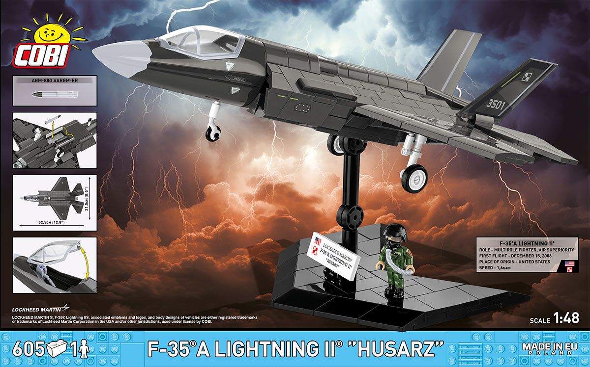 F-35A Lightning II "Husarz" Fighter Jet