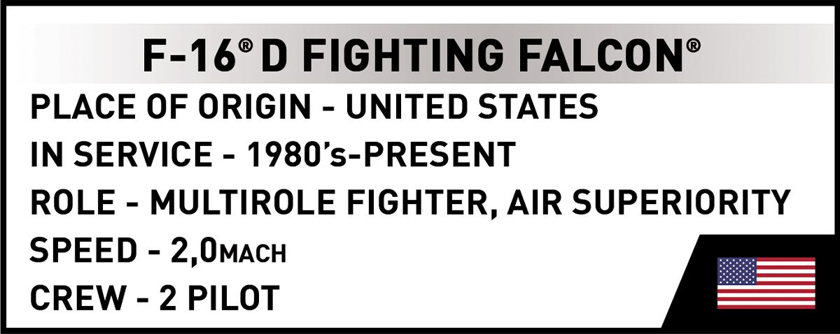 F-16D Fighting Falcon 1:300