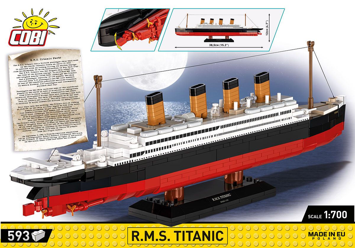 Cobi Historical Collection 1680 R.M.S. Titanic 1680