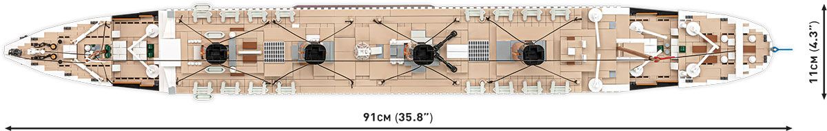 RMS Titanic 1:300 Scale