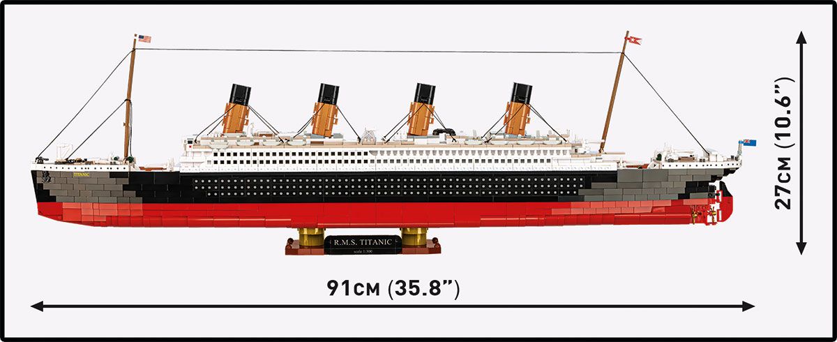 RMS Titanic 1:300 Scale