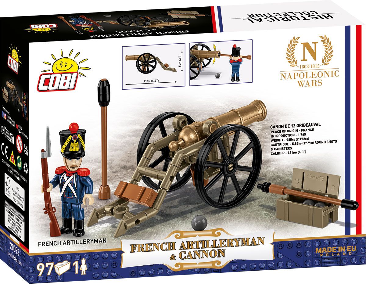 French Artilleryman & Cannon