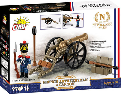 French Artilleryman & Cannon