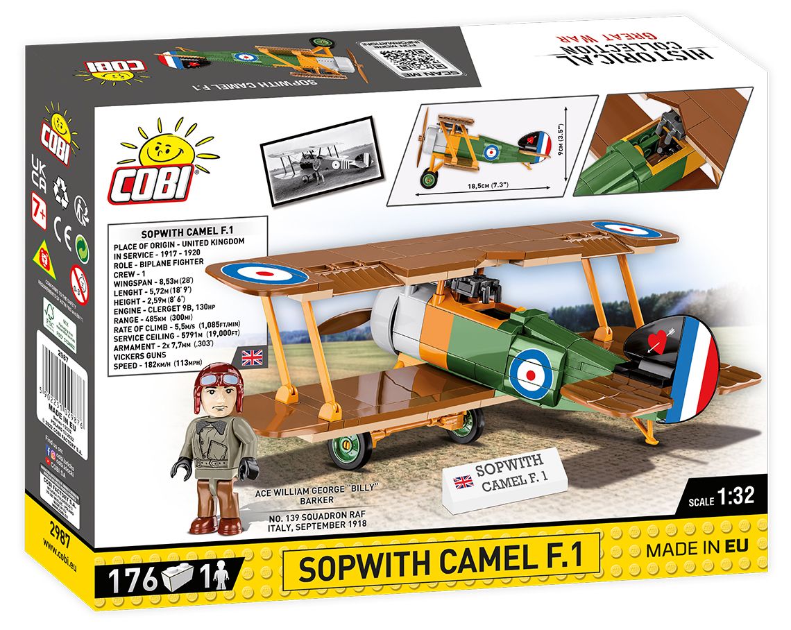 Great War Sopwith F.1 Camel Plane