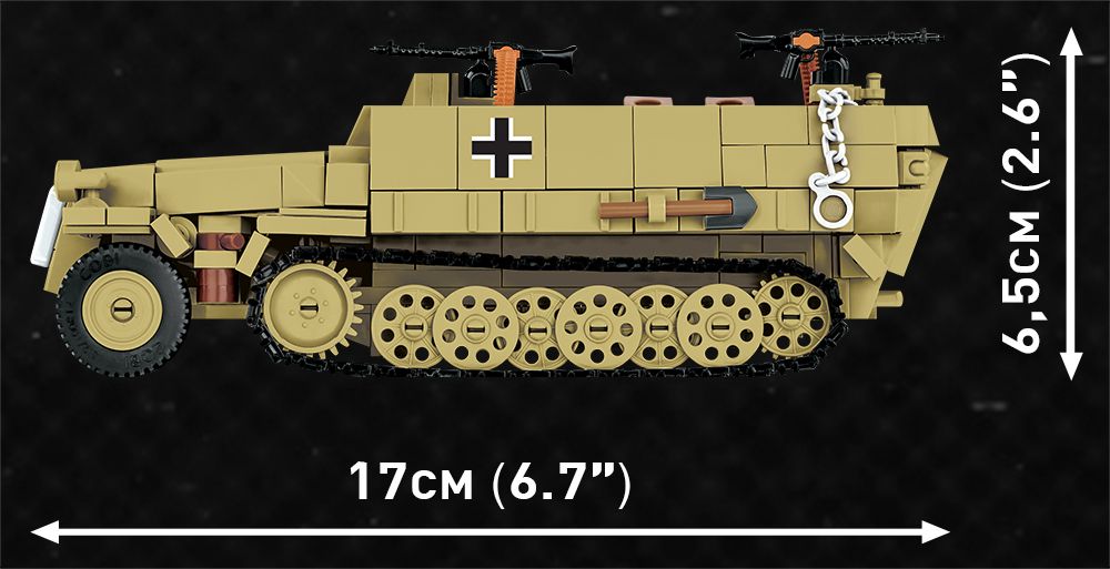 Cobi Company of Heroes 3 Sd. Kfz. 251 Ausf. D