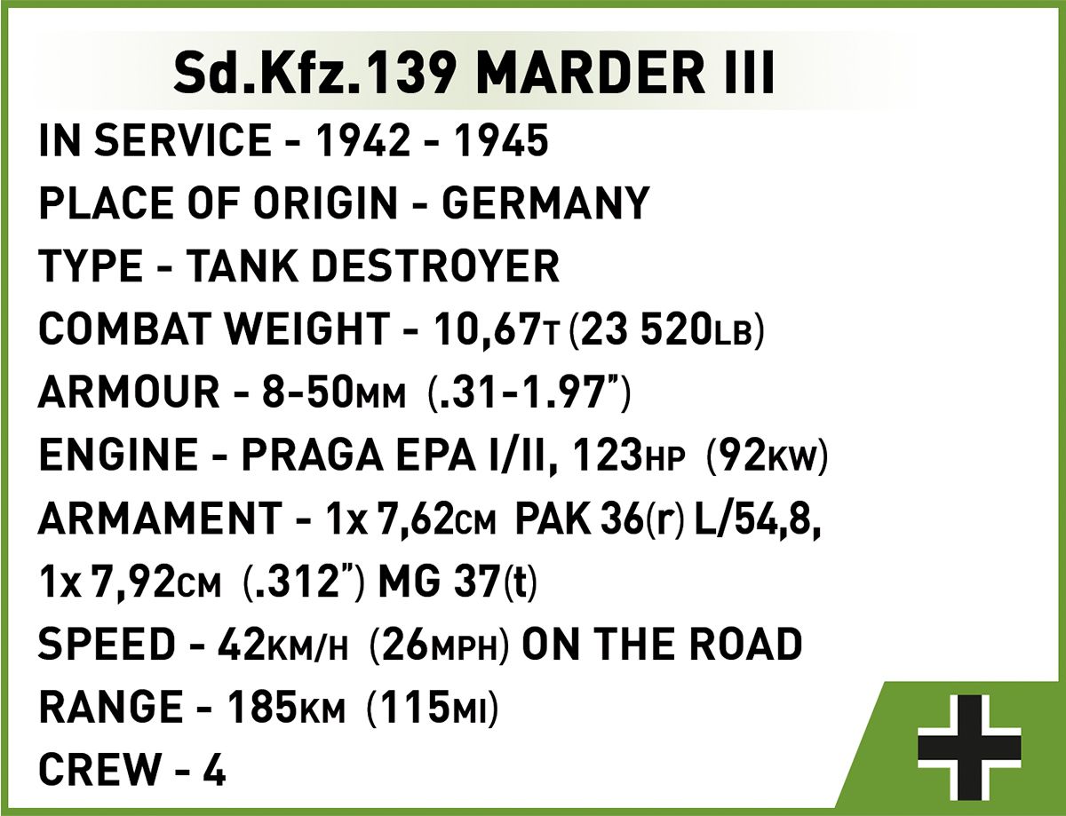SD KFZ 139 Marder III