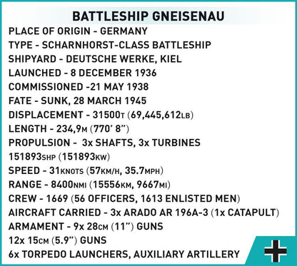 Battleship Gneisenau