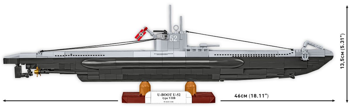 Submarine U-Boot U-52 (Type VIIB)