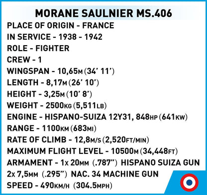 Morane - Saulnier MS.406