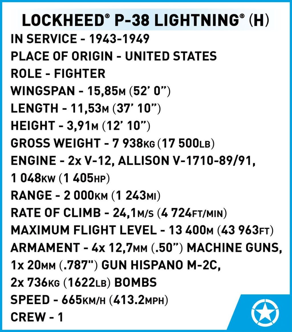 Lockheed P38 Lightning
