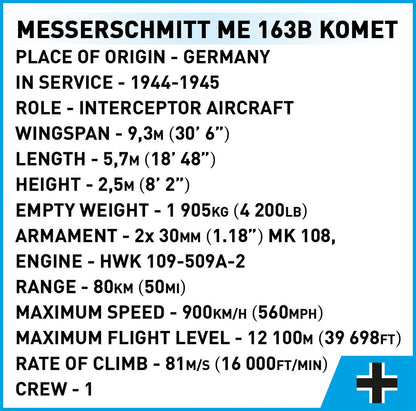 Messershmitt ME163B