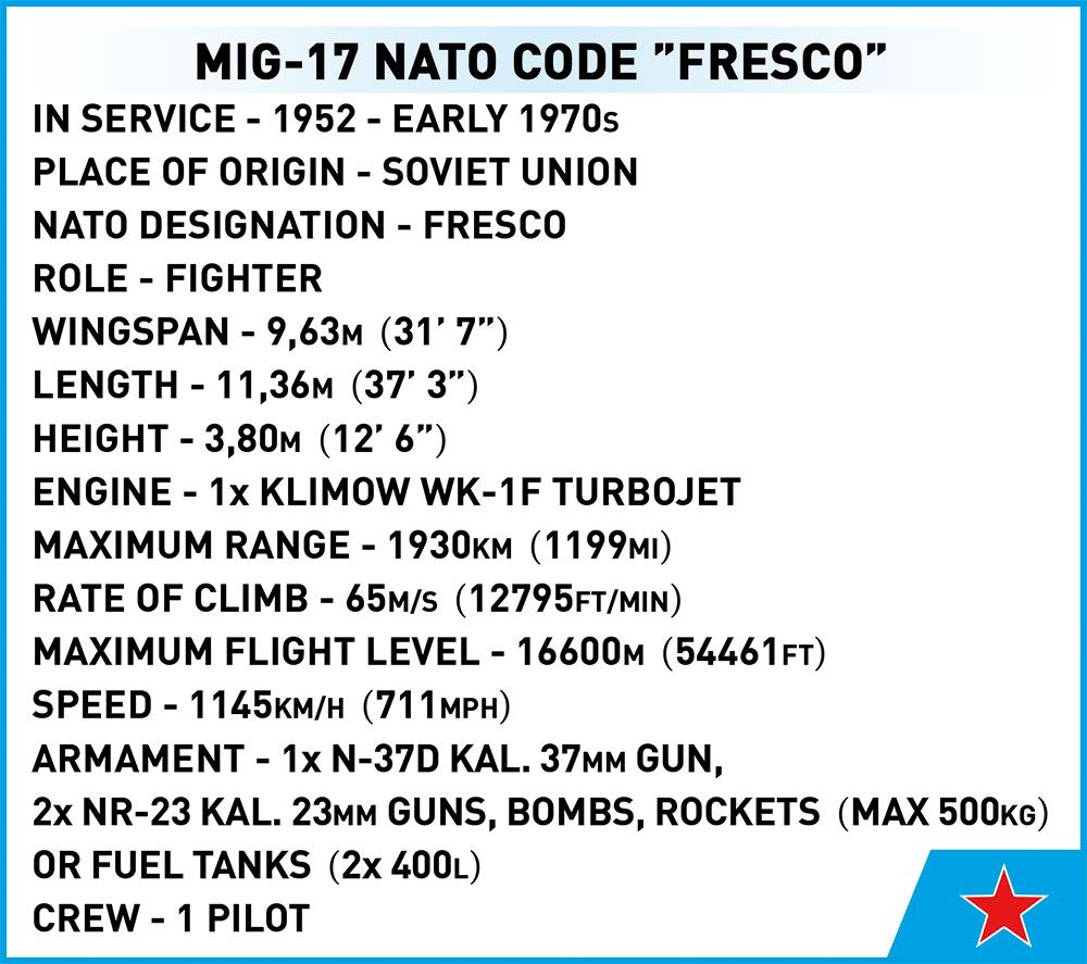 Mig-17 Fresco Plane