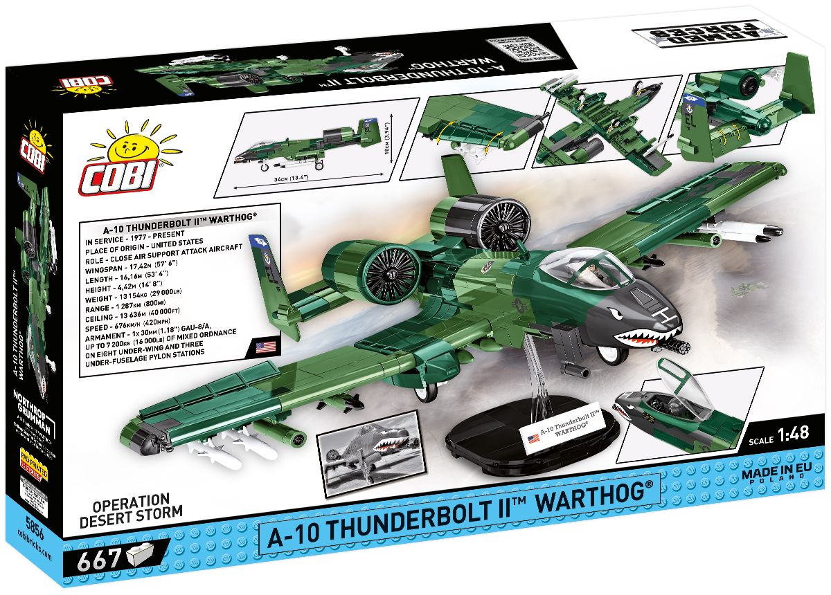 A-10 Thunderbolt II Warthog Attack Aircraft